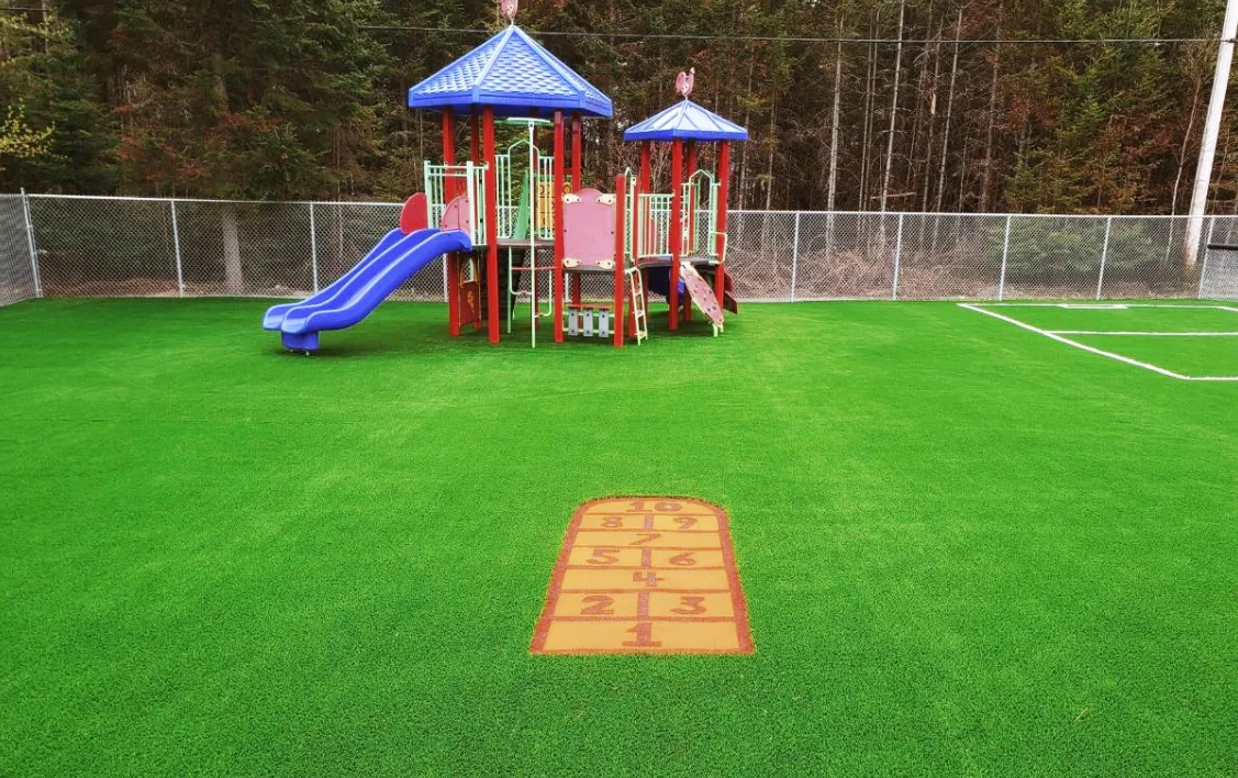 artificial grass playground