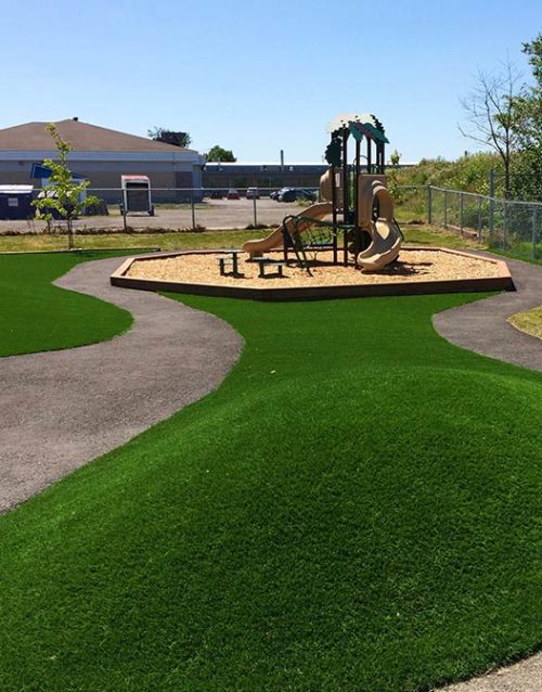 Paradise-artificial-grass-turf-landscaping-playground-gym-USA-California-Canada-Vancouver-Calgary