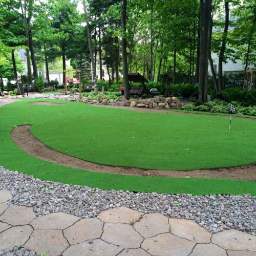 golf pratique gazon synthétique