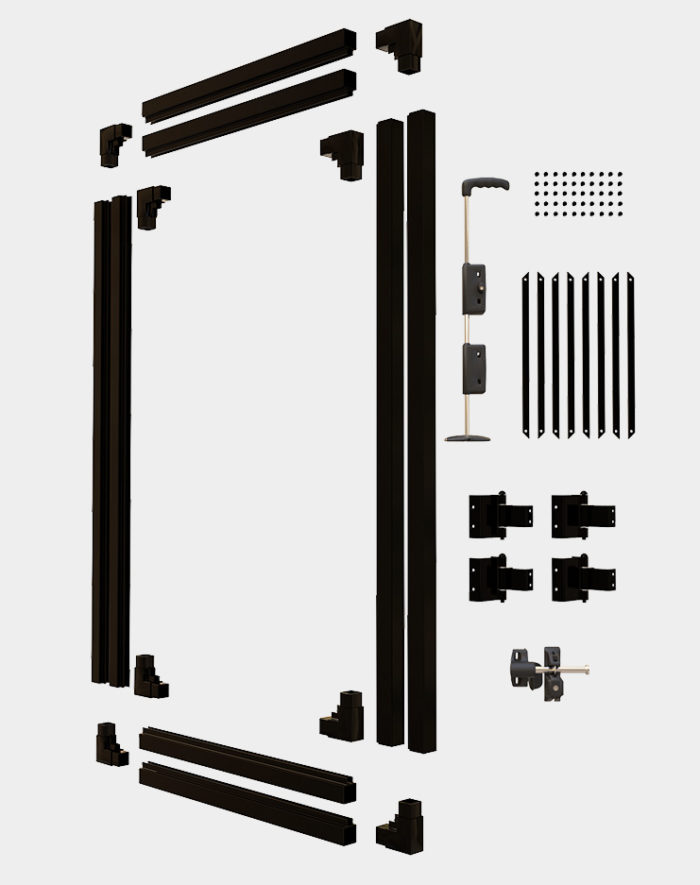 Double-gate-parts-3D-view Double-gate-parts-3D-view