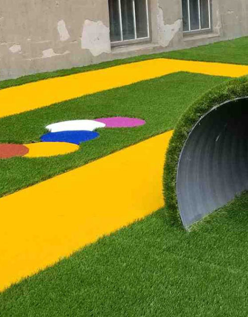 Colored turf PolyYellow Yellow Artificial Turf SGC 18773337081