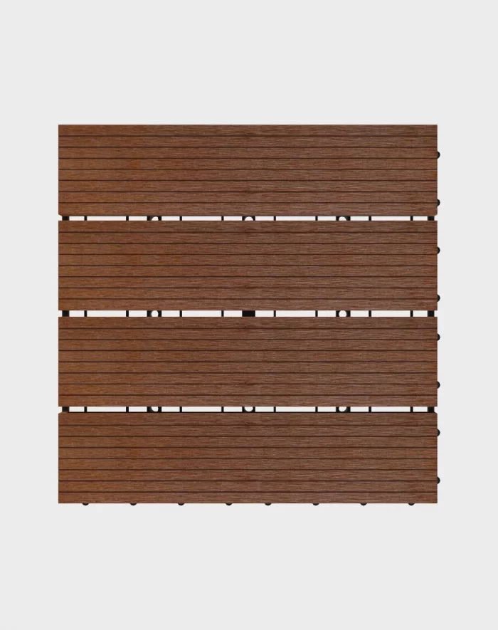 Composite deck tiles ezclip disign sand