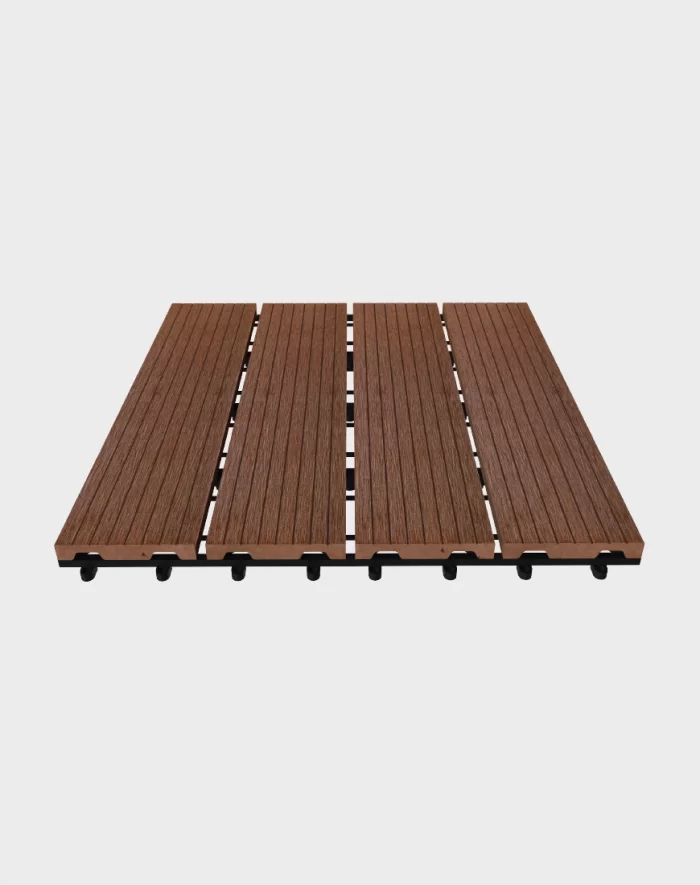 Composite deck tiles ezclip disign sand