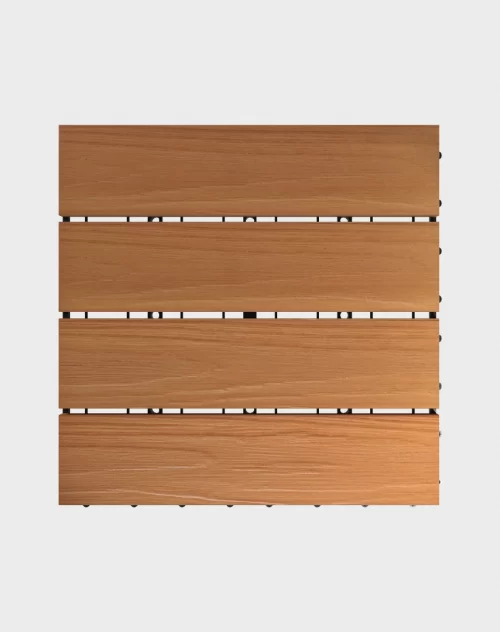 Composite deck tiles ezclip elite natural