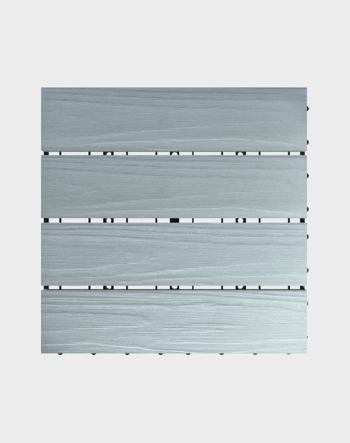 Composite deck tiles ezclip elite light grey Composite deck tiles ezclip elite light grey