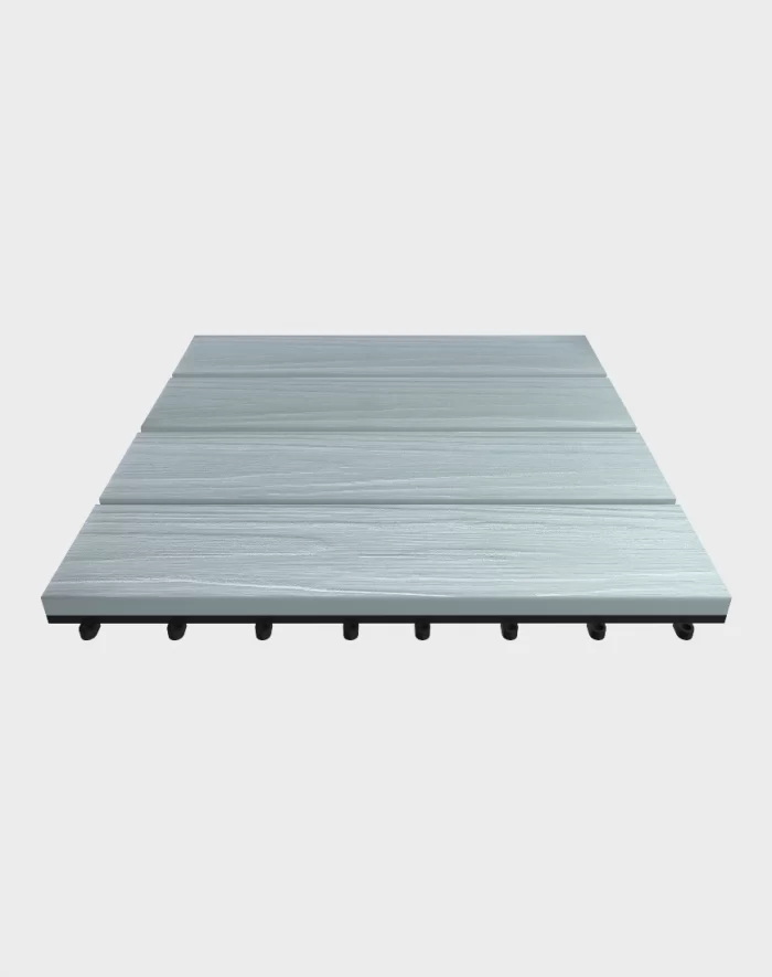 Composite deck tiles ezclip elite light grey Composite deck tiles ezclip elite light grey