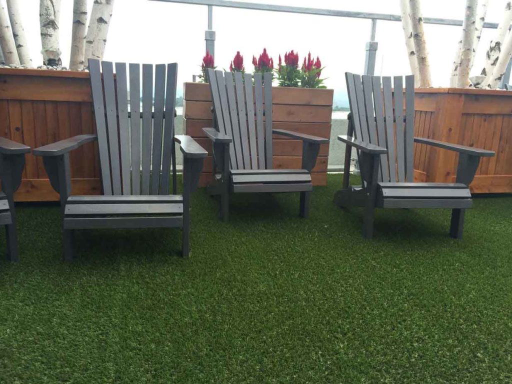 artificial grass commercial rooftop condo