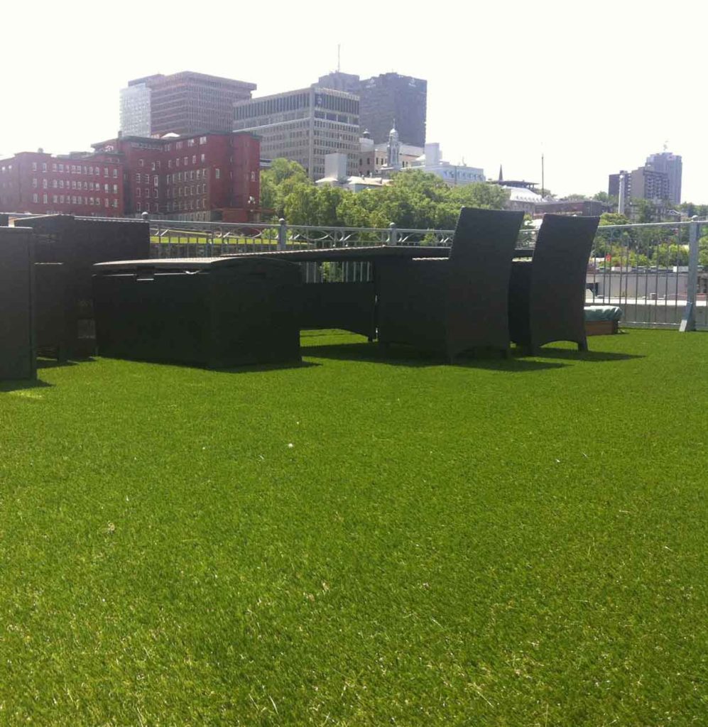 artificial grass rooftop penthouse canada