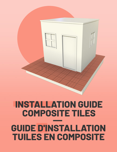 guide d'installation de tuiles en composite