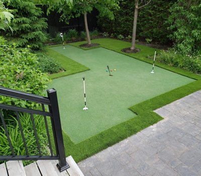 putting green golf area