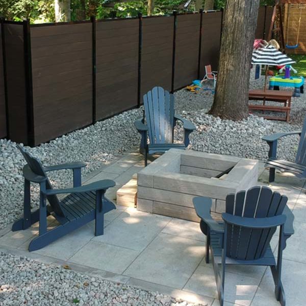 natural dark fence natural dark fence