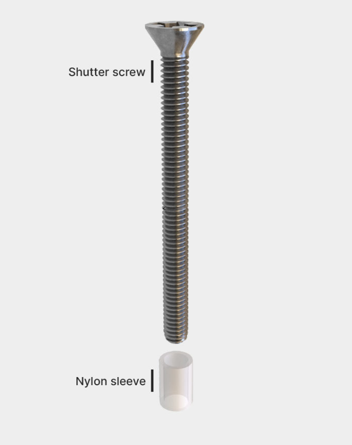 Shutter Screw Shutter Screw With Nylon Sleeve SGCPRODUCTS EN