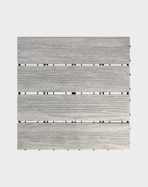 Composite deck tiles ezclip premium vanilla