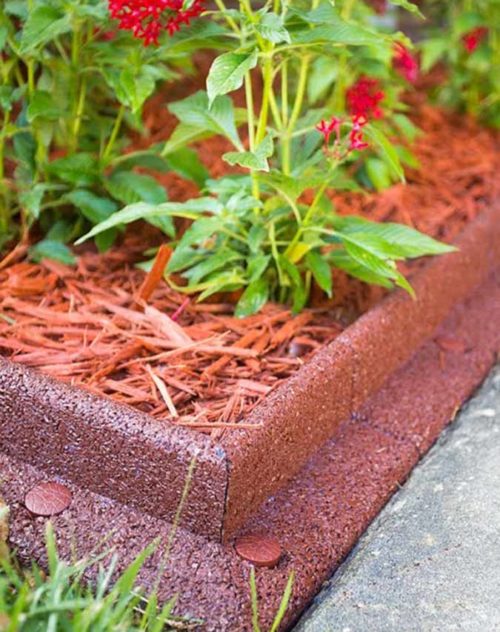 eco-rubber-edging-garden-eco-border-red-colour-canada-toronto-artificial-grass-calgary-winnipeg