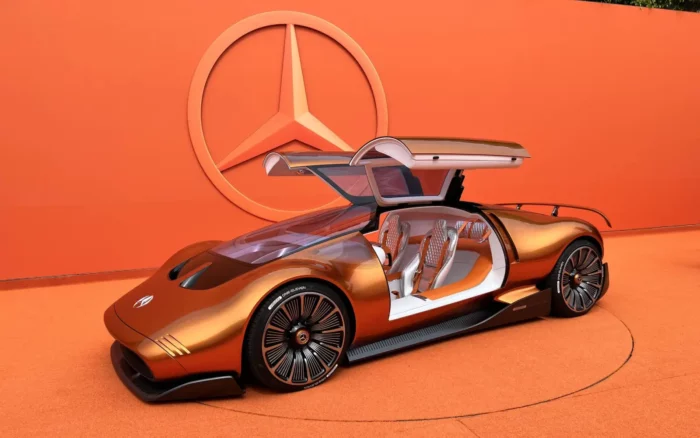 Mercedes benz vision astro turf orange