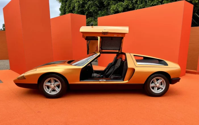 orange turf mercedes benz vision one