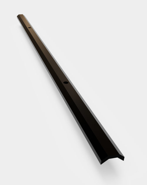 black aluminum Groove-strip