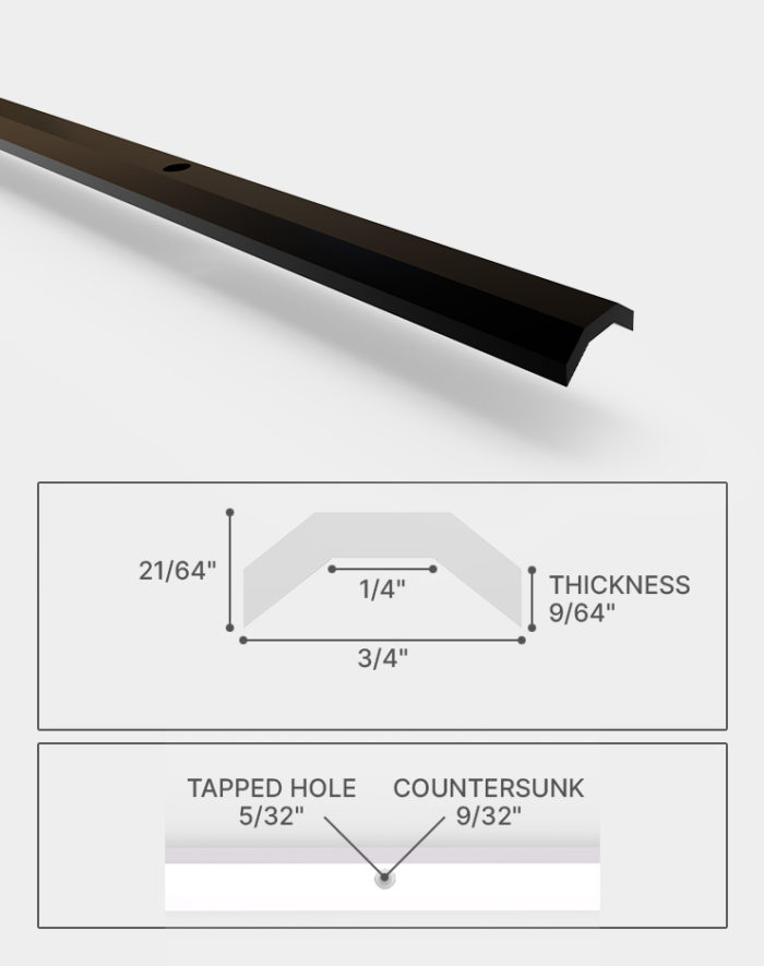 Groove-strip-dimensions