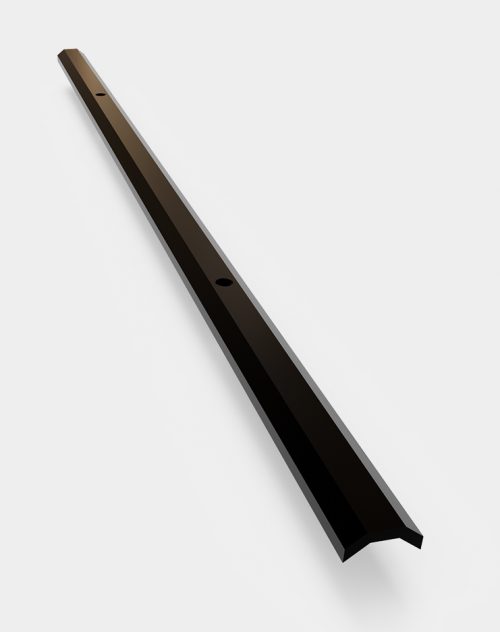 black aluminum Groove-strip