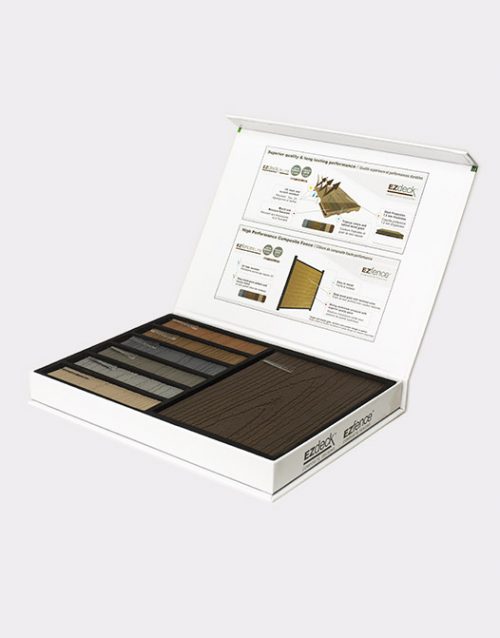 Marketing book elite samples decking boards fencing boards composite material toronto vancouver