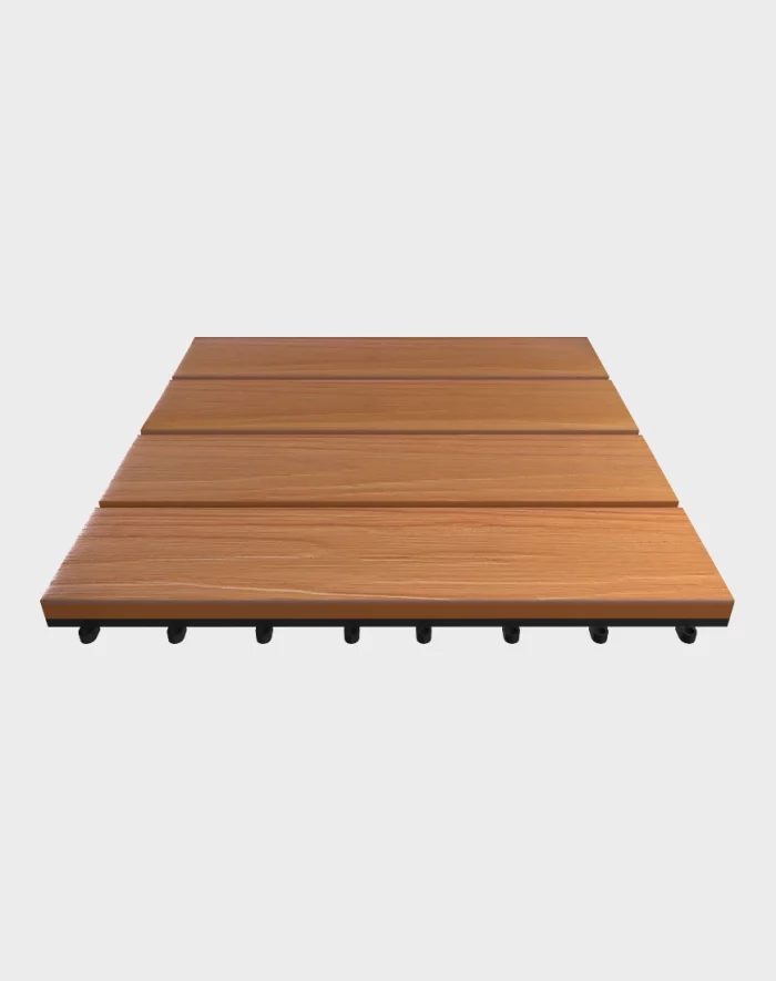 Composite deck tiles ezclip elite natural