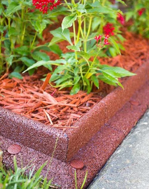 eco-rubber-edging-garden-eco-border-red-colour-canada-toronto-artificial-grass-calgary-winnipeg