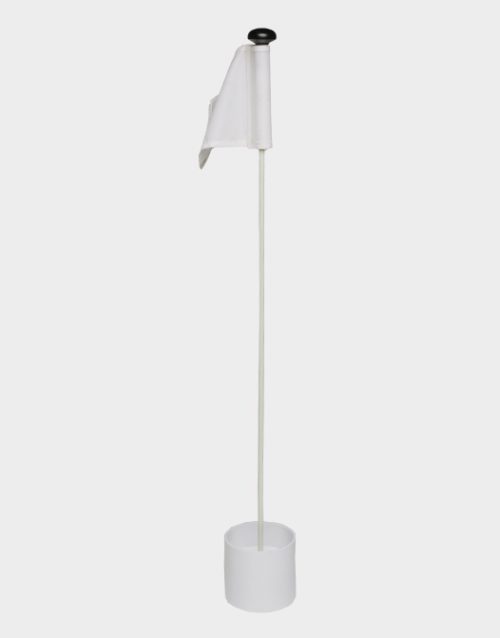 white-standard-flag-golf-field-area-artificial-grass