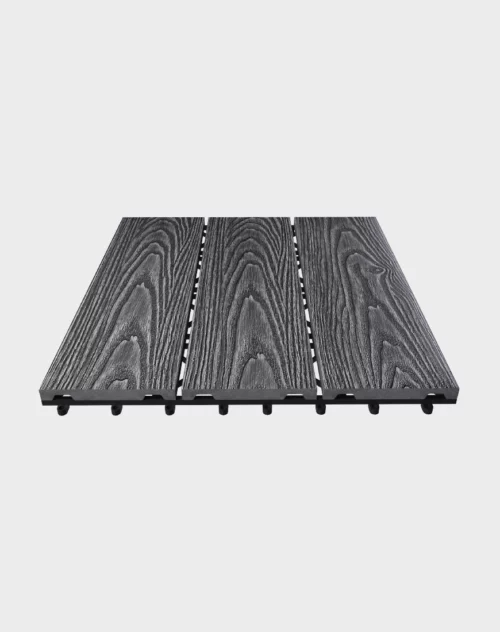Outdoor deck tiles EzClip Natural Slate Grey - SGC #1 in Canada