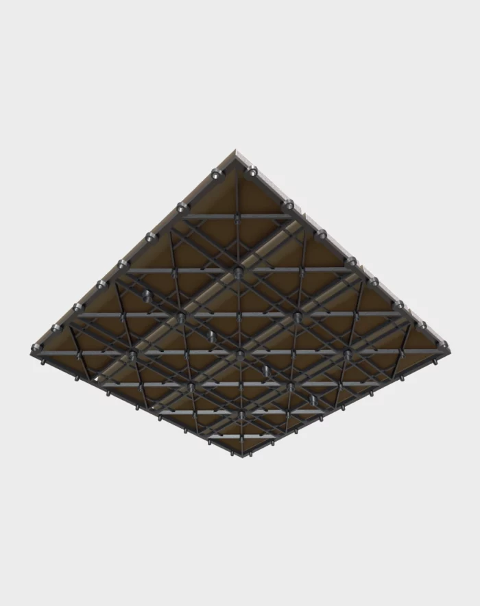 Composite deck tiles ezclip premium cocoa