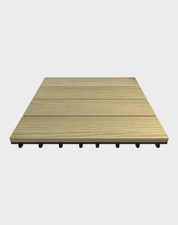 Composite deck tiles ezclip premium maple