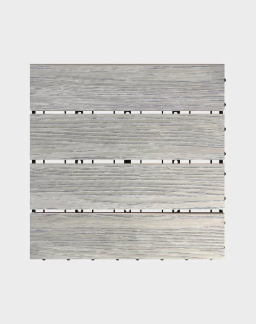 Composite deck tiles ezclip premium vanilla