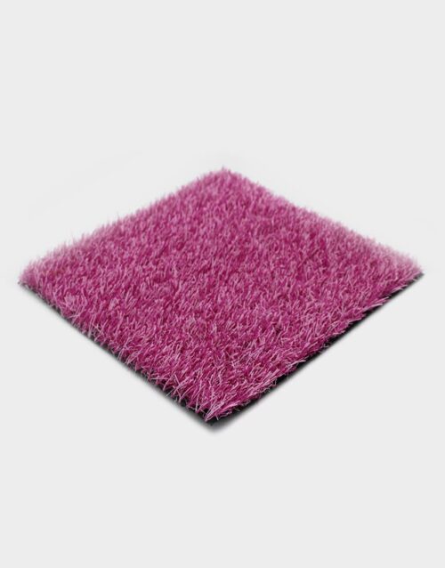Pink artificial grass