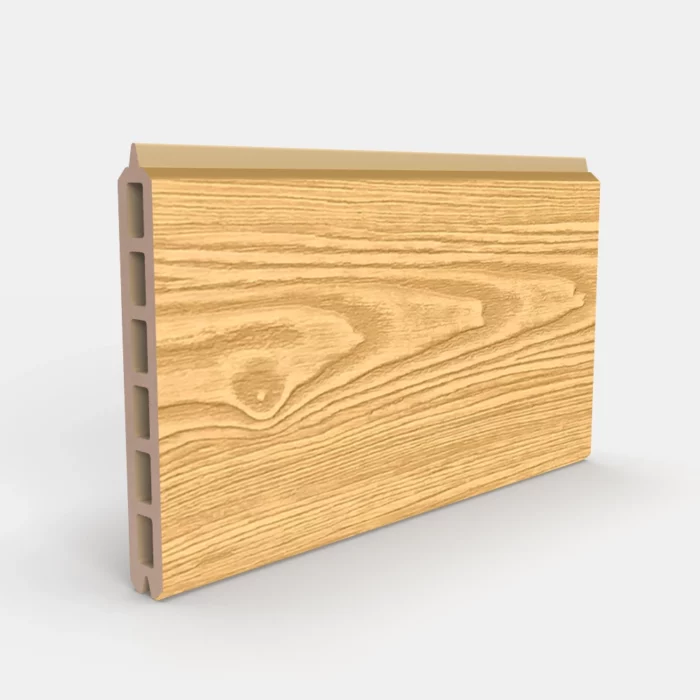 Ezfence-Natural-Teak composite fencing good quality in canada