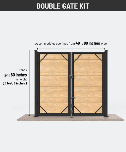 Double wide gate hot sale