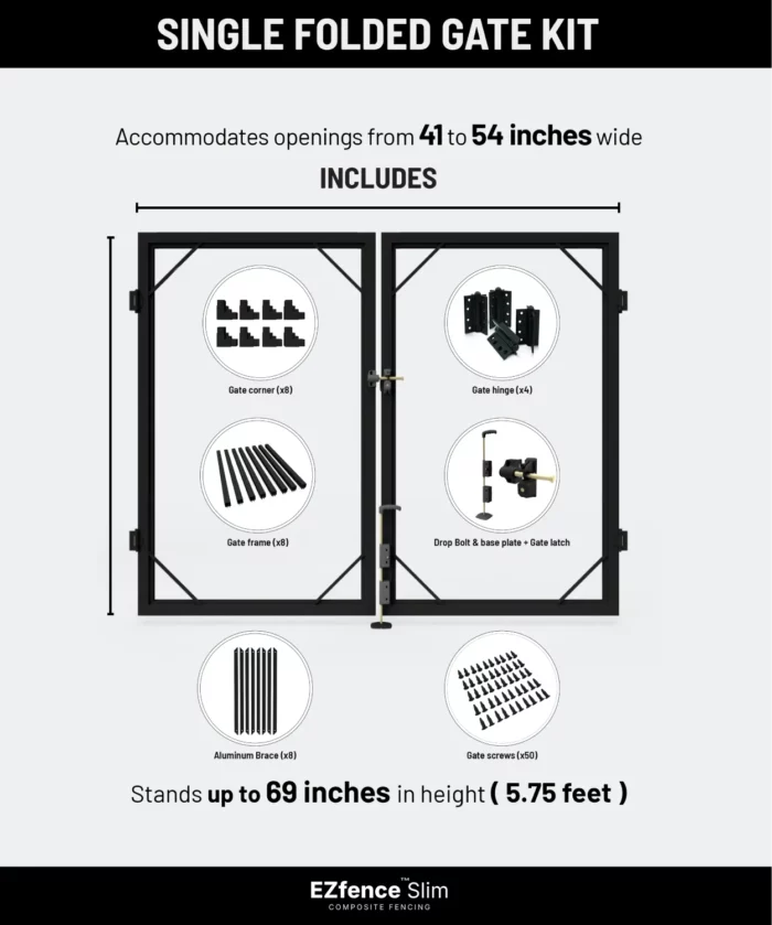 41-54 - Single Folding Gate Kit 3