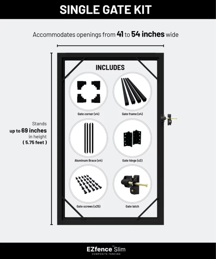 41-54 - Single Gate Kit Slim 3