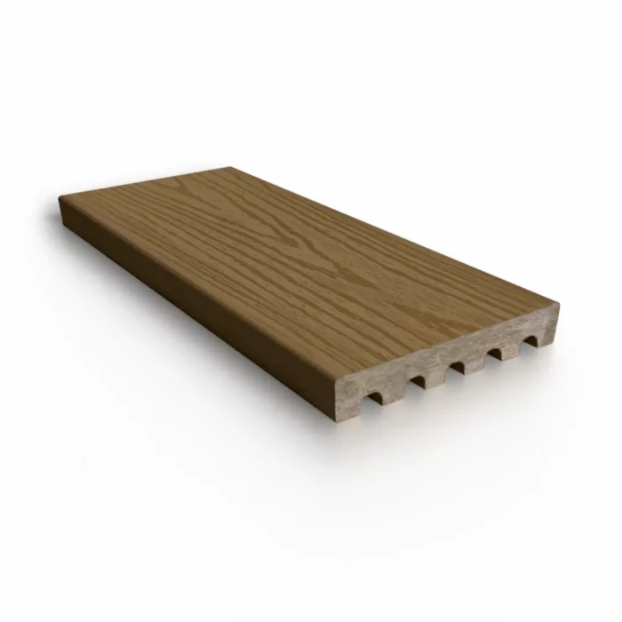 Teak-colored composite Stair Nosing board