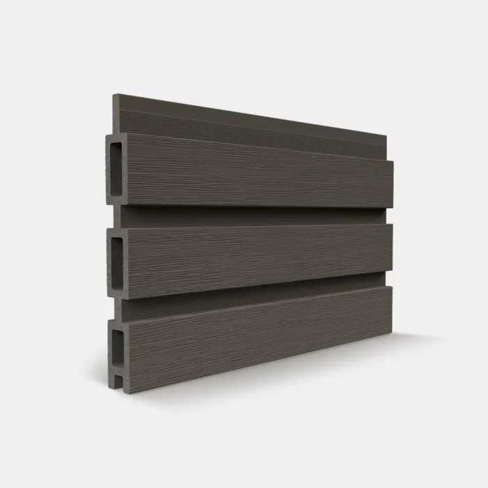 Ezfence Classic composite wood slat graphite Grey1