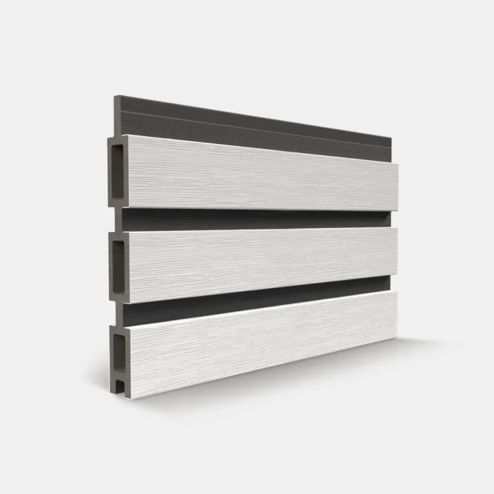 Ezfence Classic shadow fluted fence board Shadow Grey1